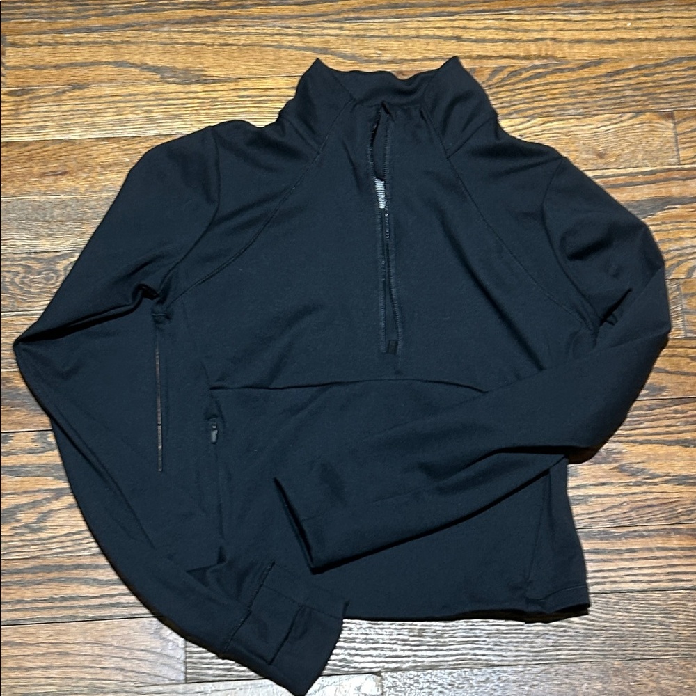 Black Crop Zip-Up Jacket - Picture 5 of 5